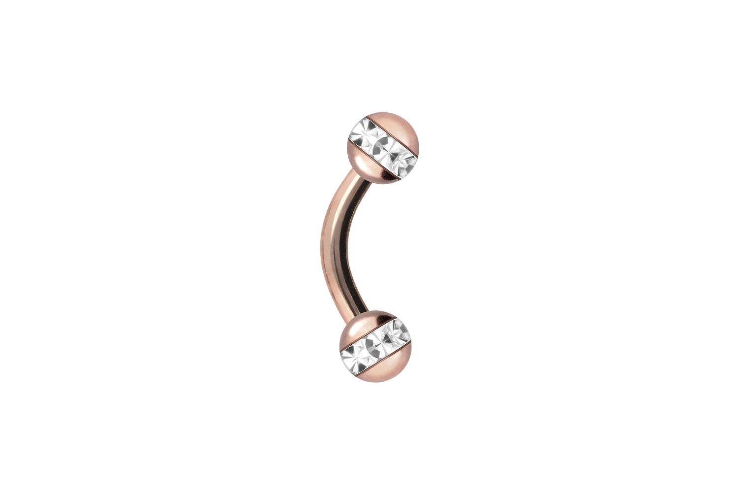 Chirurgenstahl Piercing Banane EPOXY-RING-KUGELN